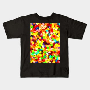 Colorful Cute Jelly Beans Pattern Dress, Apparel and Decor Kids T-Shirt